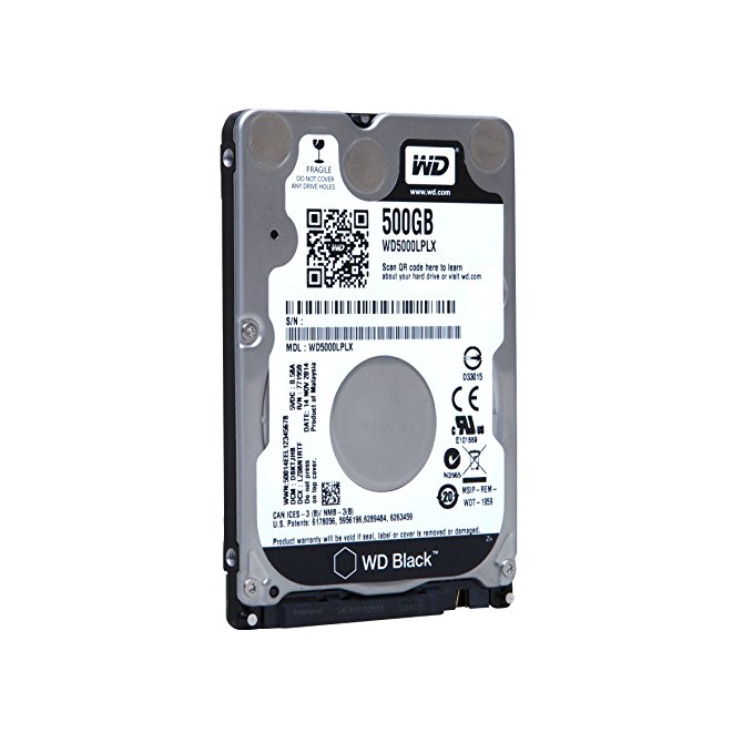 Western Digital 6.3cm (2.5") 500GB SATA3 WD5000LPLX 7200 32MB Black intern bulk