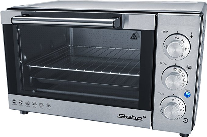 Steba Grillbackofen KB 19 Mini-Backofen silber