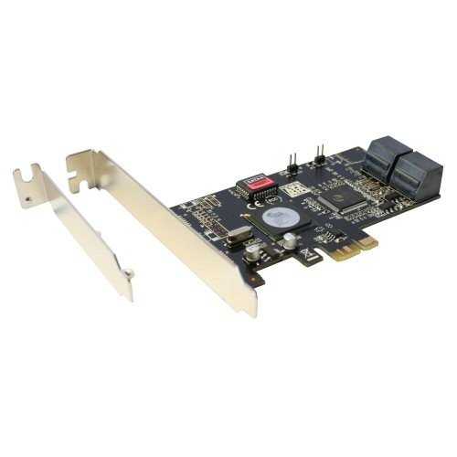 InLine Schnittstellenkarte, 4x SATA II, RAID 0,1,5,10 PCIe (PCI-Express), inkl. Low profile Slotblech