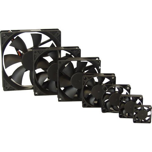 Titan 30x30x7,5mm, TFD-3007M12S schwarz