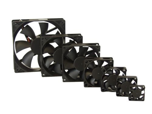 Titan 50x50x10mm, TFD-5010M12Z schwarz