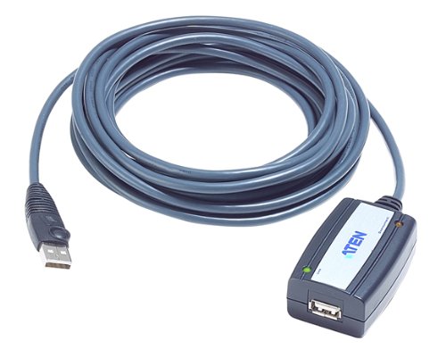 ATEN UE250 Repeater USB 2.0 Aktiv-Verlängerung mit Signalverstärkung Stecker A an Buchse A 5m