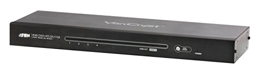 ATEN VS1804T Video-Splitter HDMI 4-fach Verteiler über Netzwerk-Kabel, FullHD, 3D