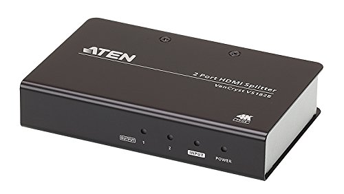ATEN VS182B Video-Splitter HDMI 2-fach Verteiler True 4K bei 60 Hz
