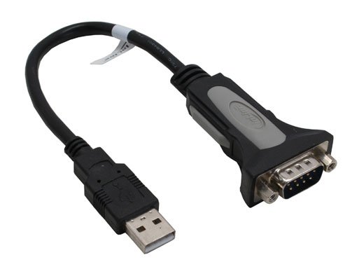 InLine USB 2.0 zu Seriell Adapterkabel, USB A an 9pol Sub D Stecker, 0,25m schwarz