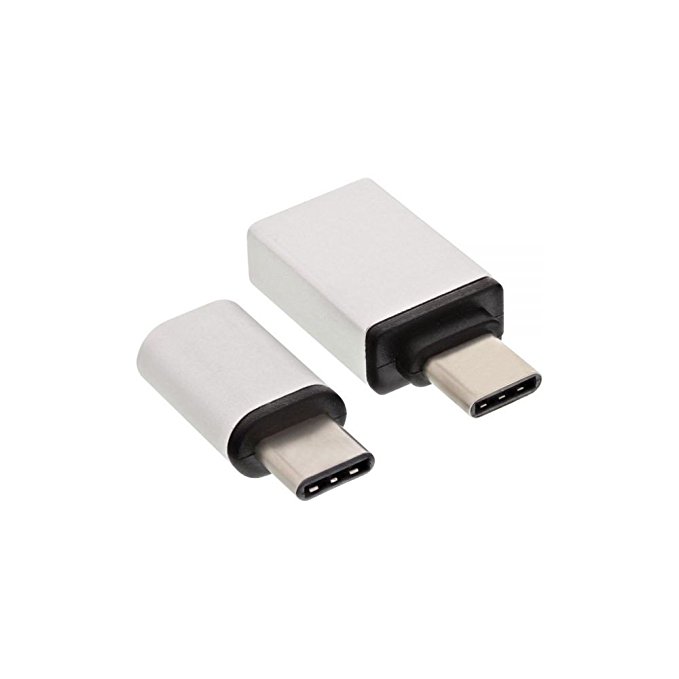 InLine USB Adapter-Set, Typ-C Stecker an Micro-USB oder USB 3.0 A Buchse