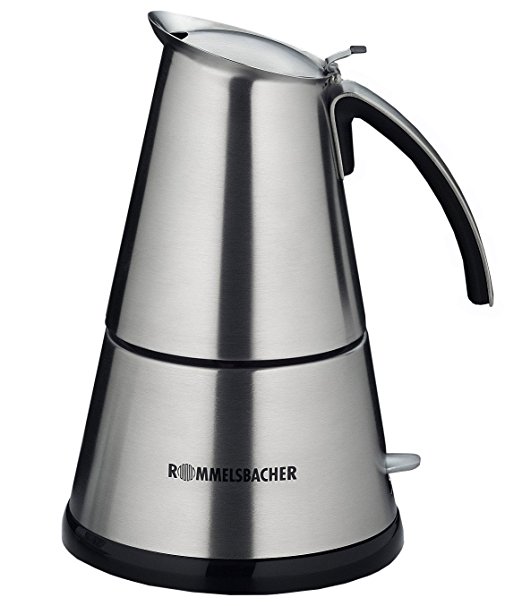 Rommelsbacher EKO 366/E Elpresso deLuxe Espressomaschine edelstahl