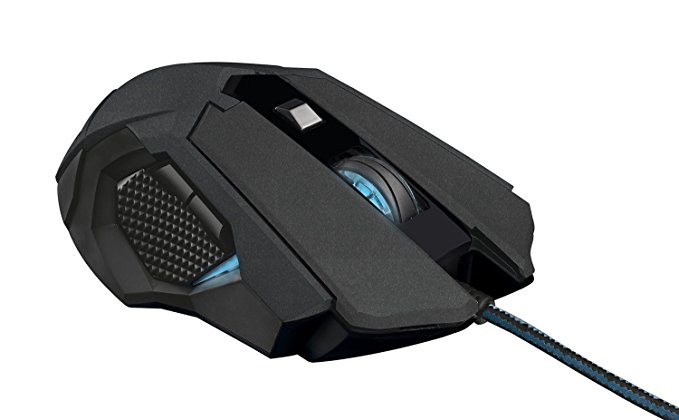 Trust GXT 158 USB Laser 5000DPI Ambidextrös Schwarz Maus