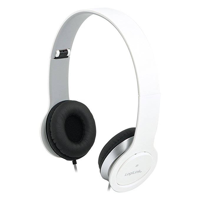 Logilink Kopfhörer stereo 3,5mm&6,3mm weiß
