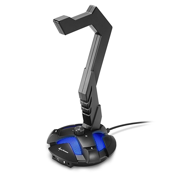 Sharkoon X-Rest 7.1 Headset Ständer LED schwarz
