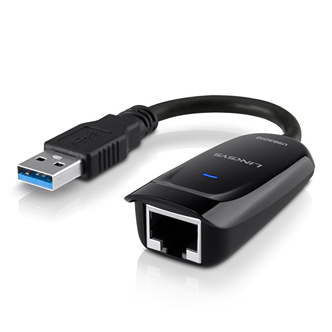 Linksys USB 3.0 Gigabit Ethernet Adapter, Schwarz