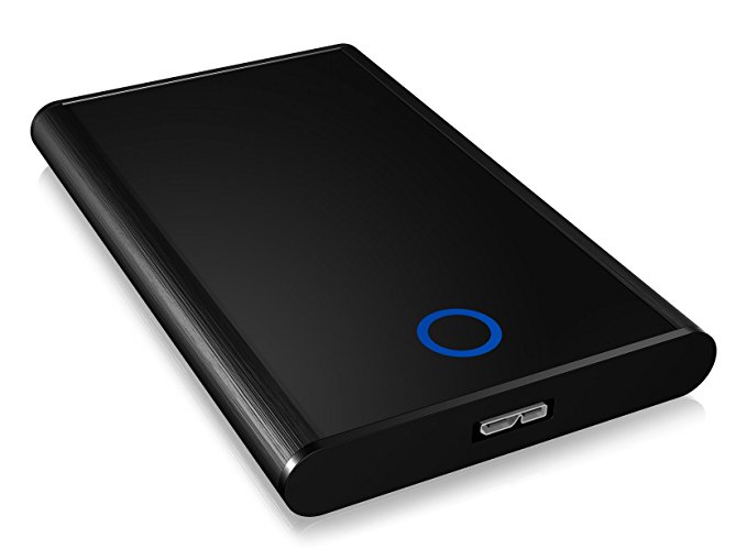 IcyBox Geh. USB 3.0 2,5" SATA3 HDD/SSD -> PC Aluminium sw retail