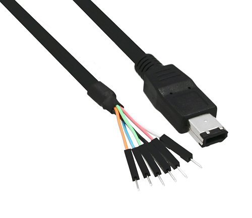 InLine FireWire Adapterkabel 6pin Stecker auf Pfostenbuchse
