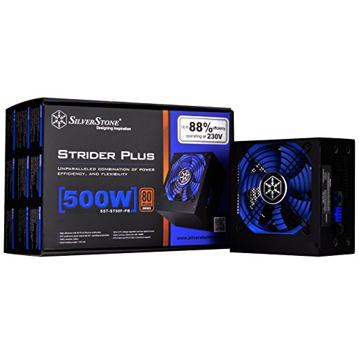 Silverstone SST-ST50F-PB Strider Plus Bronze modular - 500 Watt