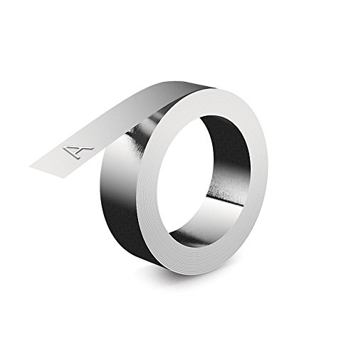 Dymo 12mm Non Adhesive Aluminum Tape Etiketten erstellendes Band