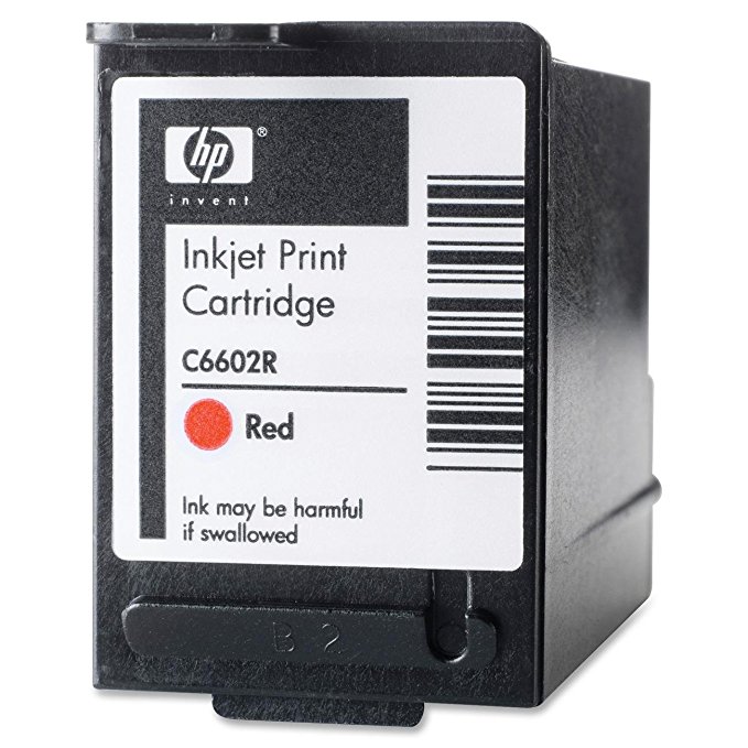 Hewlett Packard Rot - Original - Tintenpatrone C6602R rot