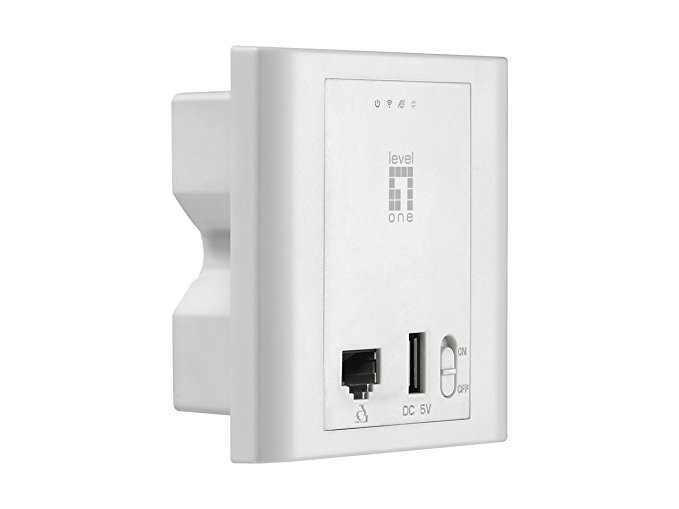 LevelOne WAP-6221 300Mbps PoE In-Wandhalterung
