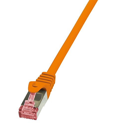Logilink CAT6 S/FTP Patchkabel AWG27 PIMF orange 0,25m