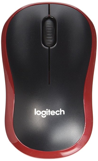 Logitech LGT-M185R - Maus - 1.000 dpi Optisch - Rot