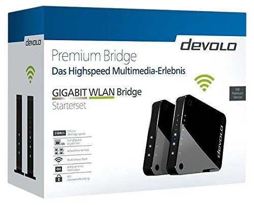 Devolo Powerline Gigabit WLAN Bridge Starterset