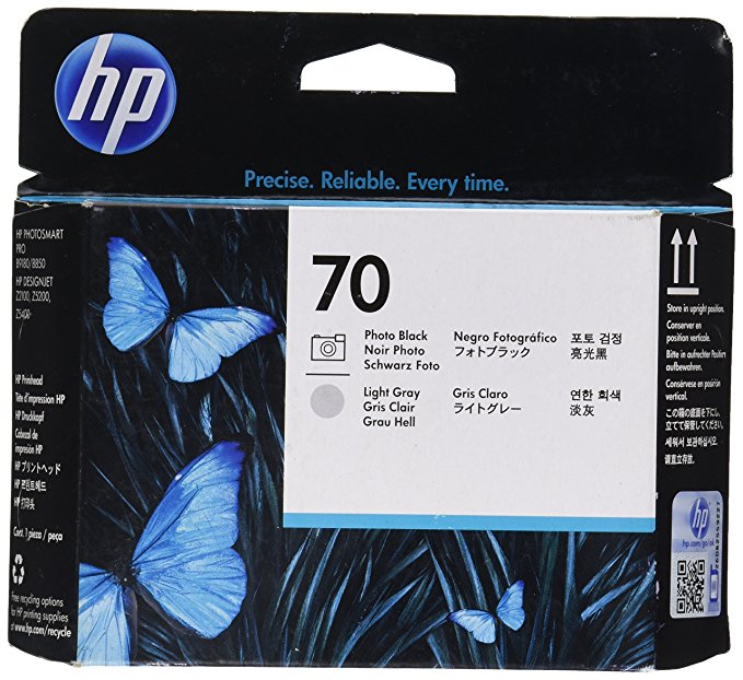 Hewlett Packard 70 - Hellgrau, Photo schwarz