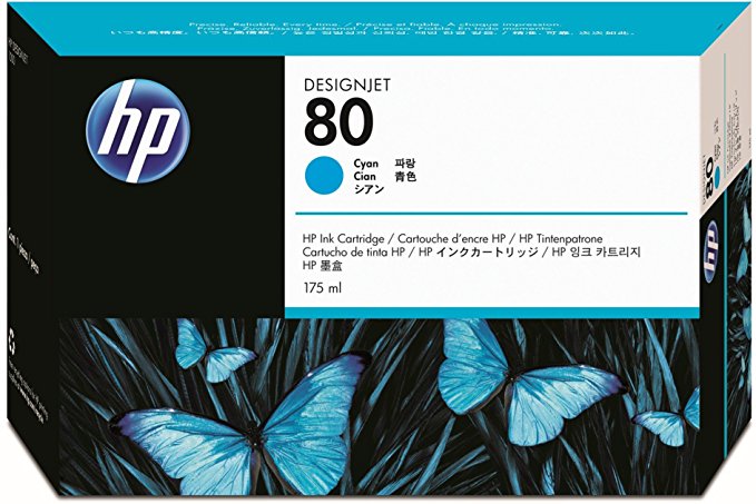 Hewlett Packard 80 - 175 ml - Cyan - Original