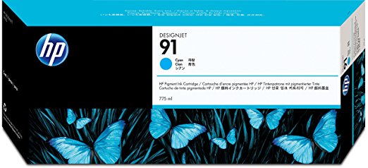 Hewlett Packard 91 - 775 ml - Cyan - Original