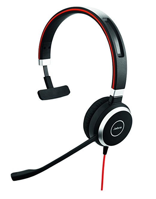 GN Netcom Jabra Evolve 40 MS Mono Headset schwarz/silber