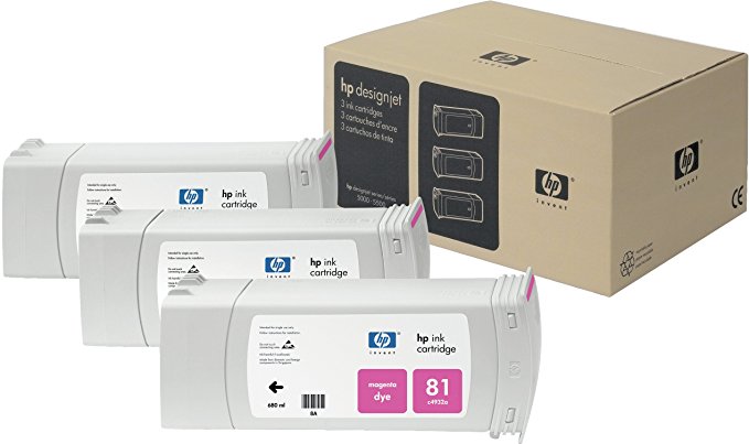 Hewlett Packard 81 - 3er-Pack - Magenta - Original
