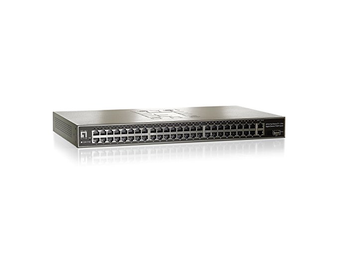 LevelOne Switch 48,3cm 48x FE 2x GE GSW-5150 1x Gbic