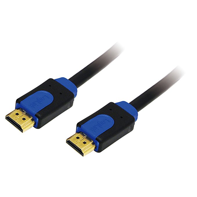 Logilink HDMI-Kabel Ethernet A -> A St/St 3.00m Gold
