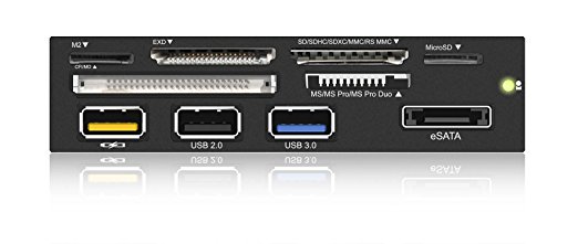 Raidsonic IB-868 Eingebaut USB 3.0 Schwarz Kartenleser