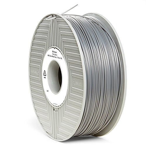 Verbatim 3D Printer Filament ABS 1,75 mm 1 kg silver/metal grey