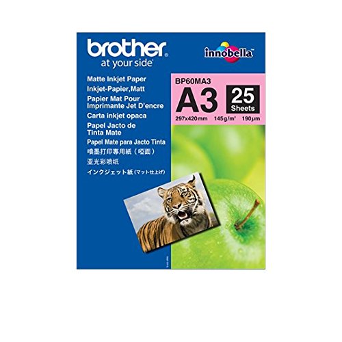 Brother BP60MA3 Inkjet Paper A3 (297×420 mm) Matt Weiß Druckerpapier