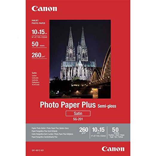 Canon Papier SG201 Photo Papier Seidenmatt 10x15 50B