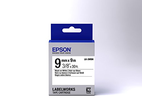 Epson LabelWorks LK-3WBN - Etikettenband - Schwarz auf Weiß