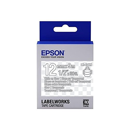 Epson LabelWorks LK-4TWN - Etikettenband - White on Transparent