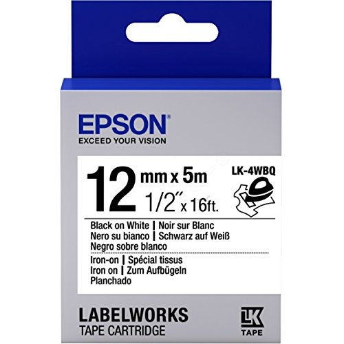 Epson LabelWorks LK-4WBQ - Etikettenband - Schwarz auf Weiß