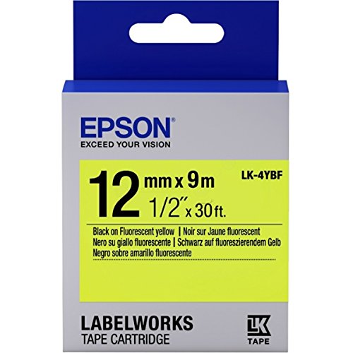 Epson LabelWorks LK-4YBF - Etikettenband - Schwarz auf Gelb