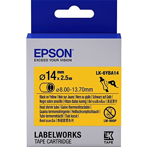 Epson LabelWorks LK-6YBA14 - Tube - Schwarz auf Gelb