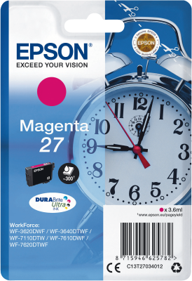 Epson 27 magenta Dura Brite Ultra 3,6ml