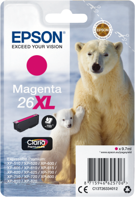 Epson XL magenta Claria Premium T 263 T 2633 Tintenpatrone