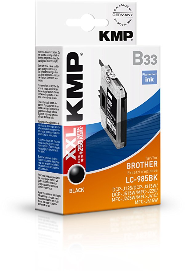 KMP B35 magenta kompatibel mit Brother LC-985 M Tintenpatrone