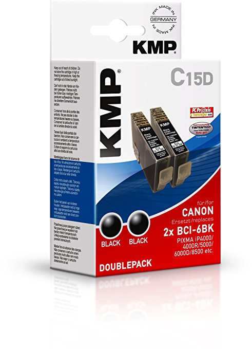 KMP C15D sw DP kompatibel mit Canon BCI-6 BK Tintenpatrone