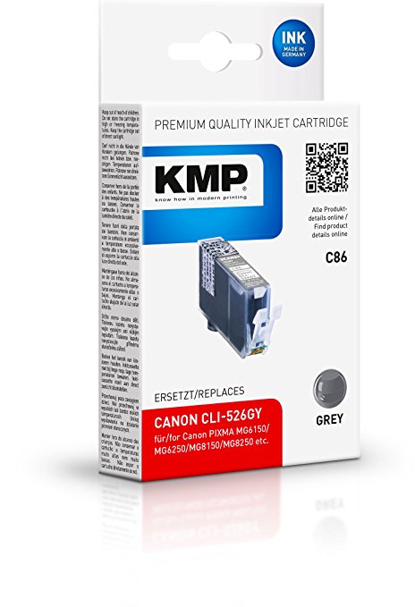 KMP C86 grau kompatibel mit Canon CLI-526 GY Tintenpatrone