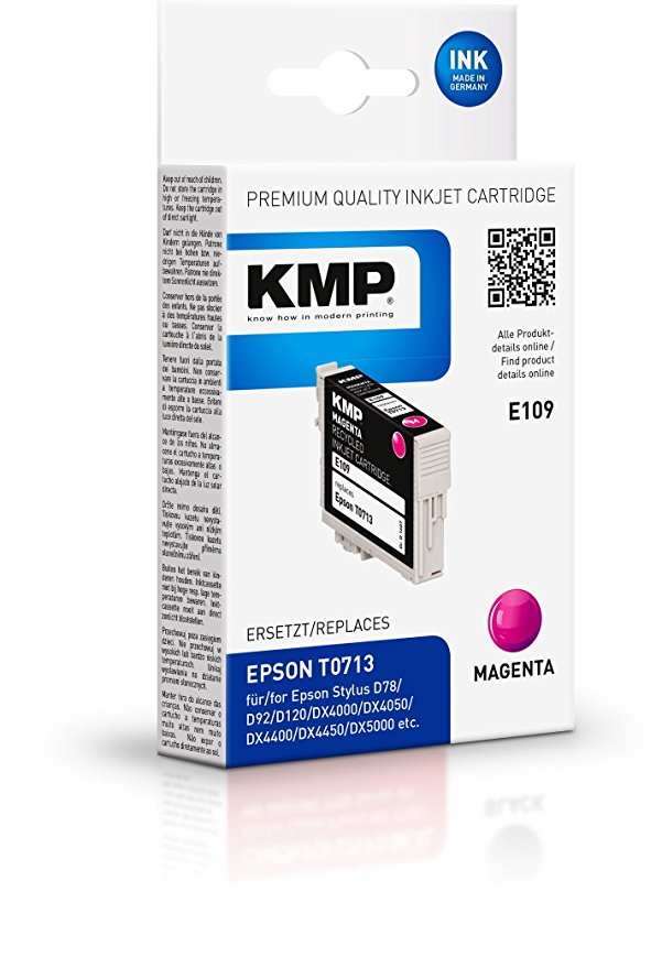 KMP E109 magenta kompatibel mit Epson T 071 Tintenpatrone