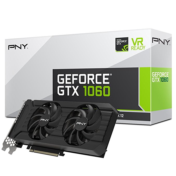 PNY GeForce GTX 1060 6GB GDDR5 PCIe 3.0x16