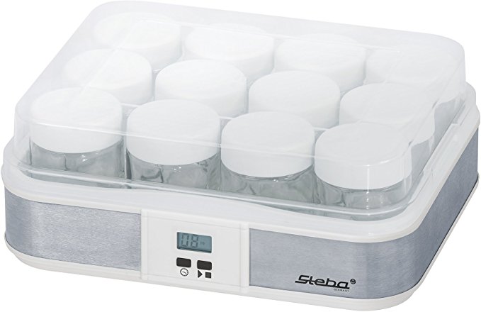 Steba Joghurt-Maker JM 2 Joghurtmaker edelstahl/weiß